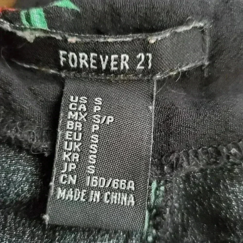 F21 Floral Wide Leg Pants - S - Picture 9 of 9